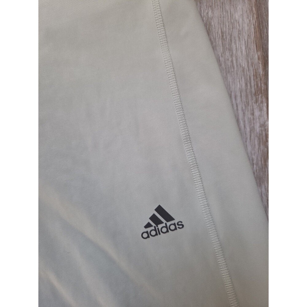 Adidas AEROREADY Light Sage Green High Rise Performance Leggings Women’s L EUC - Picture 3 of 9